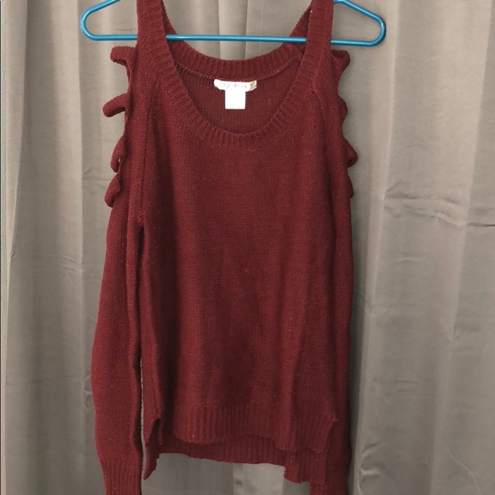 Burgundy Sweater